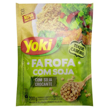 FAROFA DE MANDIOCA COM SOJA YOKI