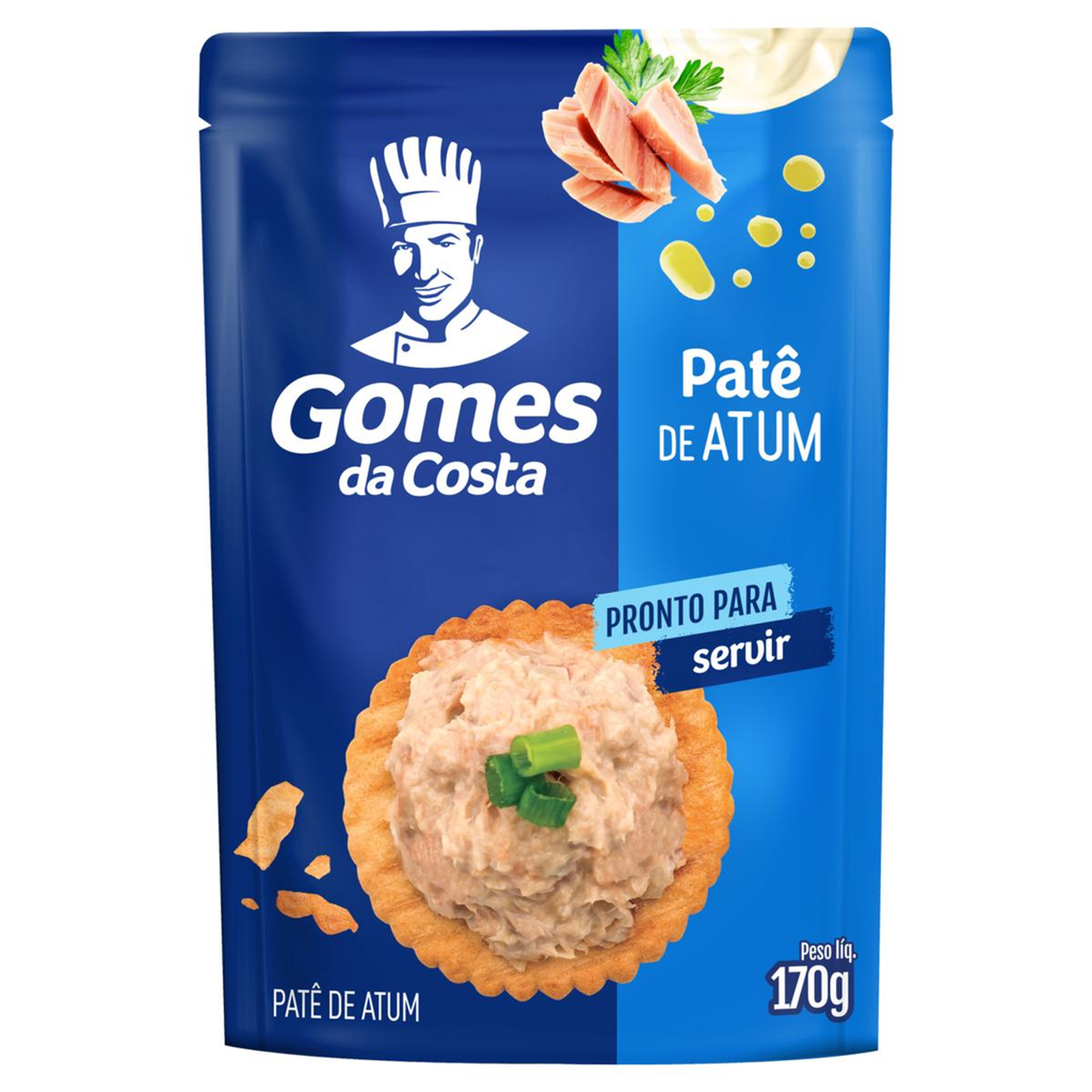 Patê de Atum Gomes da Costa 170g - Tradicional