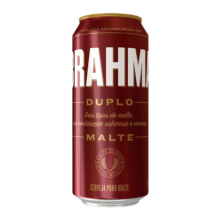 CERVEJA BRAHMA DUPLO MALTE LATA 473ML