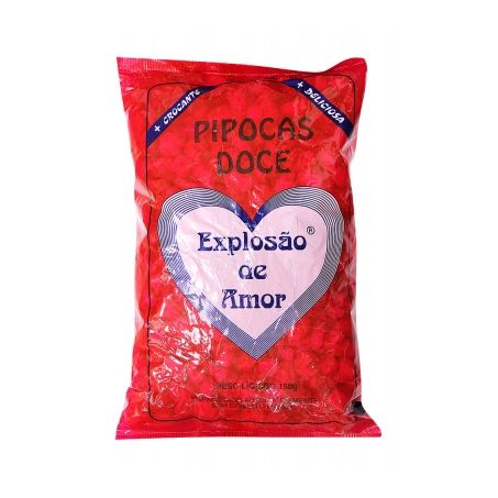 Pipoca doce explosao amor 150g
