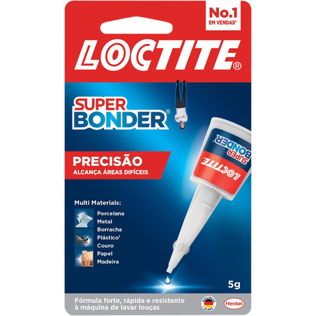 Cola Loctite Super Bonder 5g - Precisão