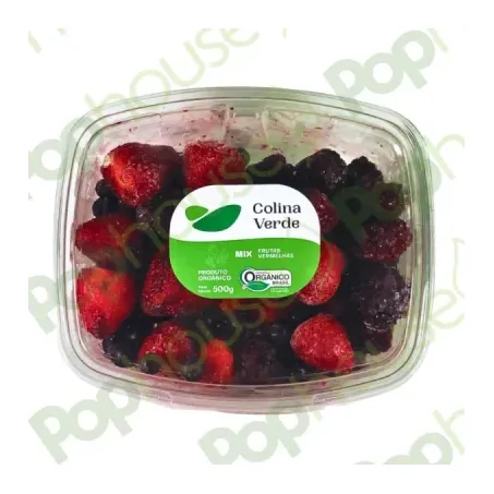 MIX FRUTAS VERMELHAS ORGANICAS 500G - COLINA VERDE