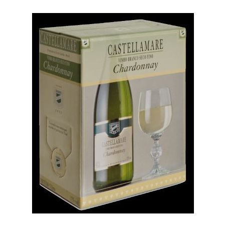 Vinho branco chardonnay castellamare 3l