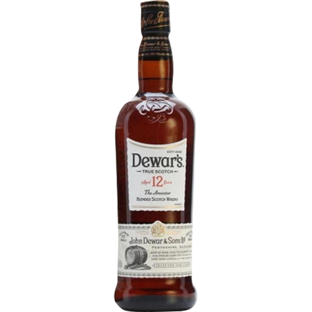 Whisky Dewars 750ml - 12 Anos