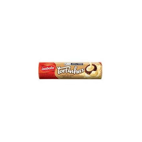 BISC TORTINHAS ISABELA CHOCOLATE BRANCO 140G (071688)