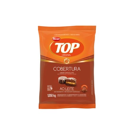 Cobertura harald top gotas ao leite 1,05kg