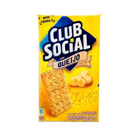 Biscoito club social queijo 141g