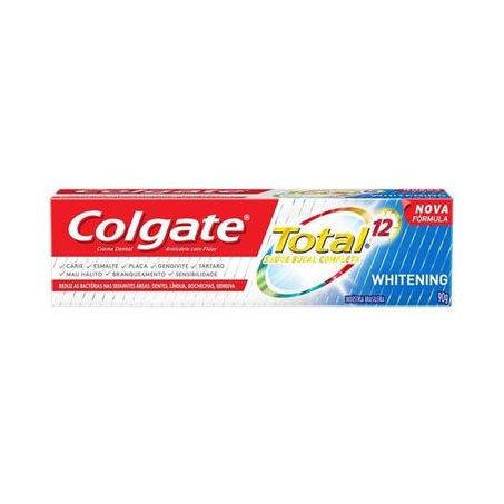 Creme Dental Colgate Total 12 Whitening Caixa 90gr