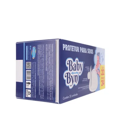 PROTETOR P/SEIOS BABY BYN LEVE 32 PAGUE 24UNID 360-30