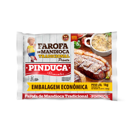 Farofa de mandioca pinduca 1kg