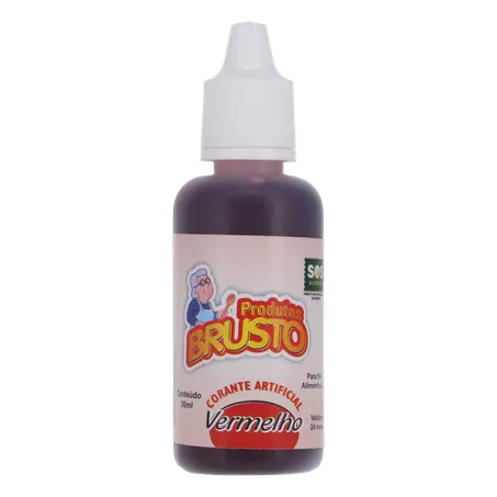 CORANTE BRUSTO VERMELHO 30ML