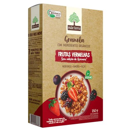 Granola mãe terra com frutas vermelhas 180g