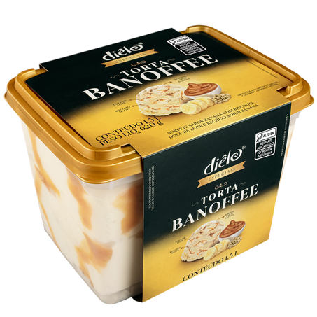 Sorvete dielo torta banoffee pote 1,3l