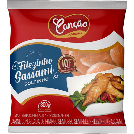 Filezinho Sassami Canção 800g -  Congelado - IQF