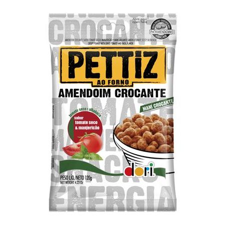 Amendoim Dori Pettiz Tomate Seco/Manjericão 120g