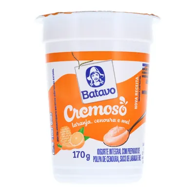 Iogurte Laranja/cenoura/mel Nestle 170g | Vila das frutas