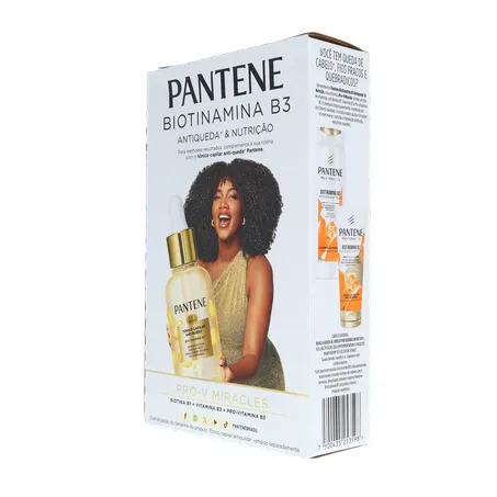 Shampoo Pantene 300ml + Condicionador Biotinamina B3 150ml 360-22