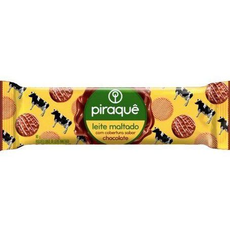 Biscoito piraque leite maltado choc 80g