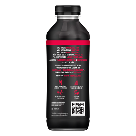 Iogurte Yopro 15g Morango Zero Lactose 500g  360-1