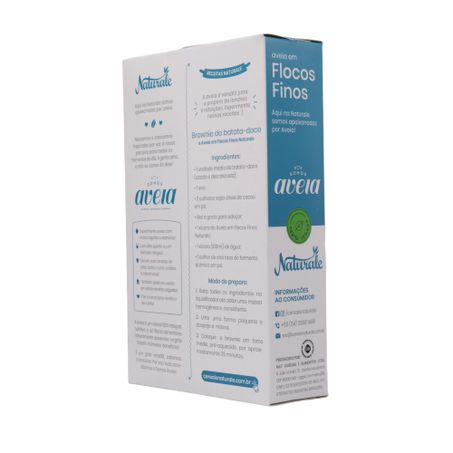 Aveia naturale flocos finos 170g 360-38