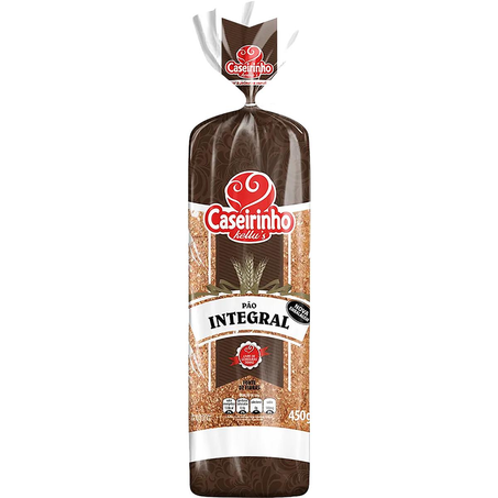 Pão Caseirinho 450g - Forma - Integral
