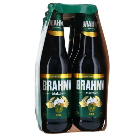 Cerveja Brahma Malzbier Long Neck 355ml C/6 360-8