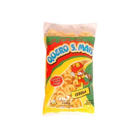 Salgadinho Quero S. Mais Cebola Pacote 100g 
 