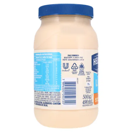 MAIONESE HELLMANN'S LIGHT POTE 500G 360-3