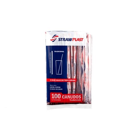 CANUDO TRAD 5MM STRAWPLAST C/100