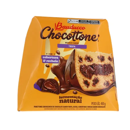 PANETTONE BAUDUCCO CHOCOTTONE TRUFA 500G 360-17