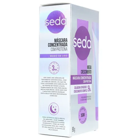 Máscara Concentrada De Tratamento Seda Mega Crescimento 90g 360-30