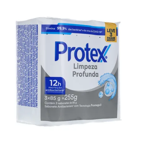 SABONETE PROTEX 85G C/3 LIMPEZA PROFUNDA 360-15