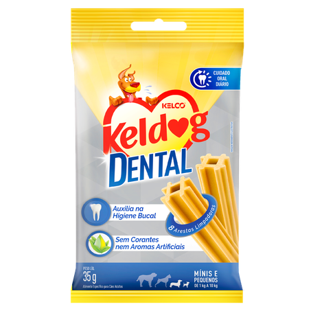 Keldog dental cães mini e pequenos 35g
