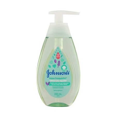 SABONETE JOHNSONS BABY LIQ TOQUE FRESQUINHO 200ML