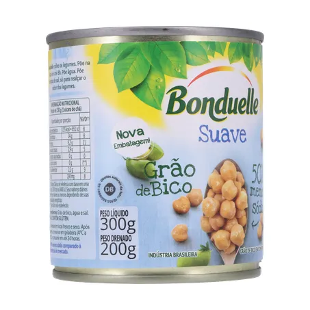 Grao de bico bonduelle suave lt200g 360-13