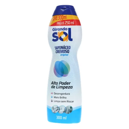 Saponaceo Cremoso Girando Sol Tradicional 300ml 360-1