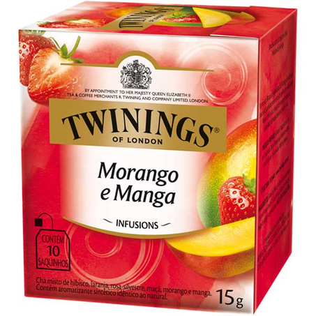 Cha Misto Twinings Morango e Manga 15g