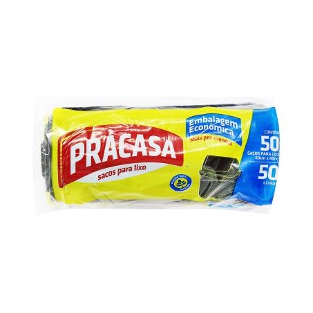 Saco lixo pracasa 50lts 50un