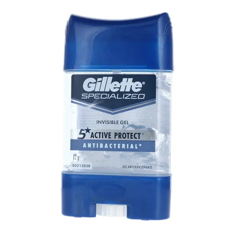 Desodorante Gel Gillete 82g Clear Antibacteriano 360-2