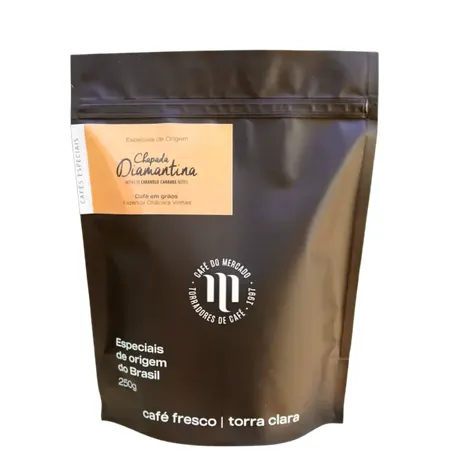 Cafe do mercado torra clara chapada diamantina moido 250g