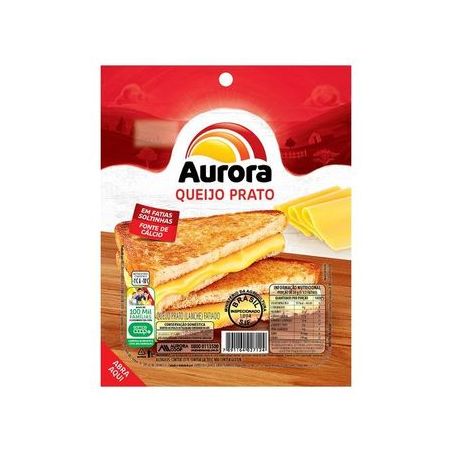 QUEIJO PRATO FAT AURORA 150G