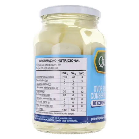 Ovos de codorna quintaes 300g 360-28