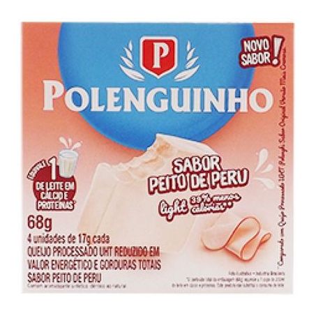 QUEIJO POLENGUINHO PEITO PERU LIGHT 68G