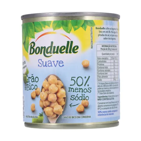Grao de bico bonduelle suave lt200g 360-2