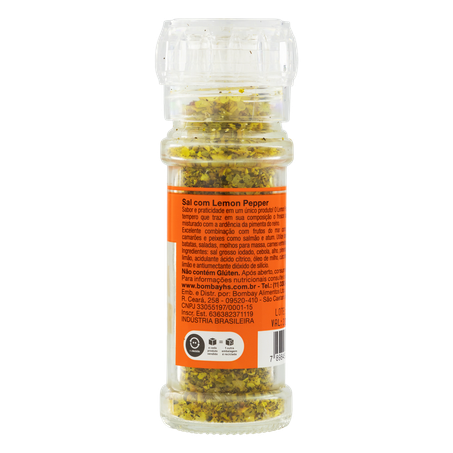 Sal Bombay Lemon Pepper com Moedor 70g 360-2