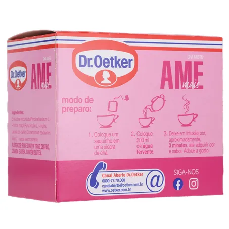 CHÁ DR. OETKER AME MAIS C/10 UNIDADES 360-15