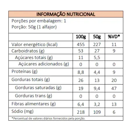 ALFAJOR CARAMELO COM WHEY 50G - LA GANEXA 360-1