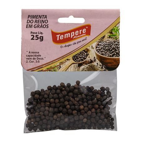 PIMENTA DO REINO EM GRÃOS 25G