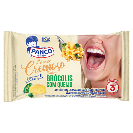 Lamen panco brocolis queijo 85g