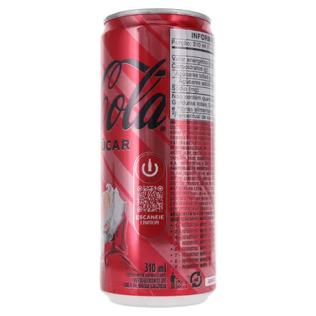 Refrigerante Coca-Cola Original Sem Açúcar Lata 310ml 360-1